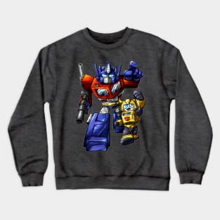 Optimistic Converting Robots Crewneck Sweatshirt